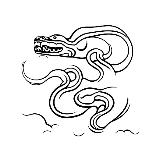 Snake Delicate Tattoo