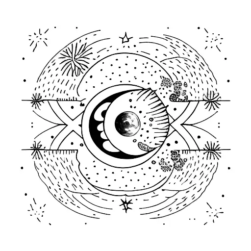 The Small Moon Burst From Sadness