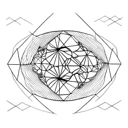 A Minimalist World Map Outline Filled With Intricate Love Symbols