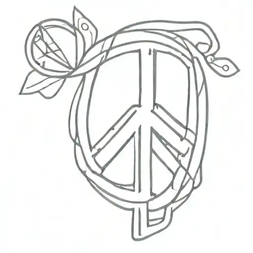 Peace Word Written