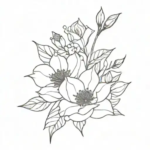 Birth Flowers Bouquet