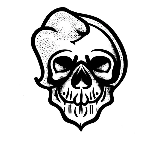 Skull Beret