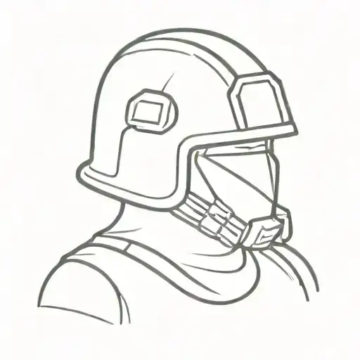 Fire Helmet And Bulletproof Vest