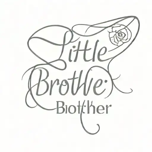 Little Brother Name Engraved