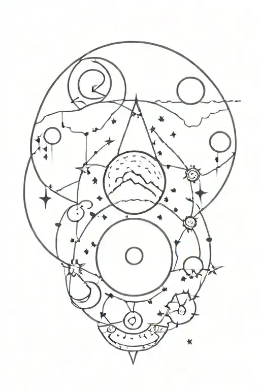 Mystical Made Out Of Cocat Playing With The Moon Phases