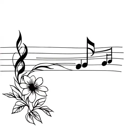 Music And Flower