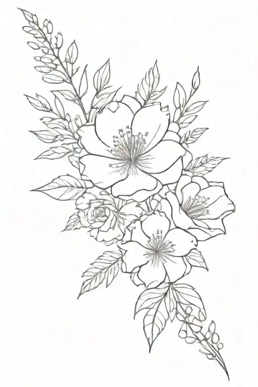 Birth Flower Bouquet