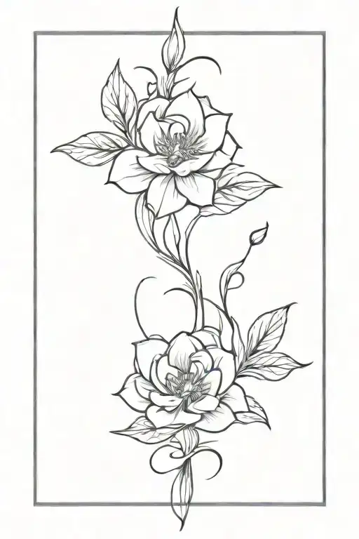 Simple Long Thin Line Art