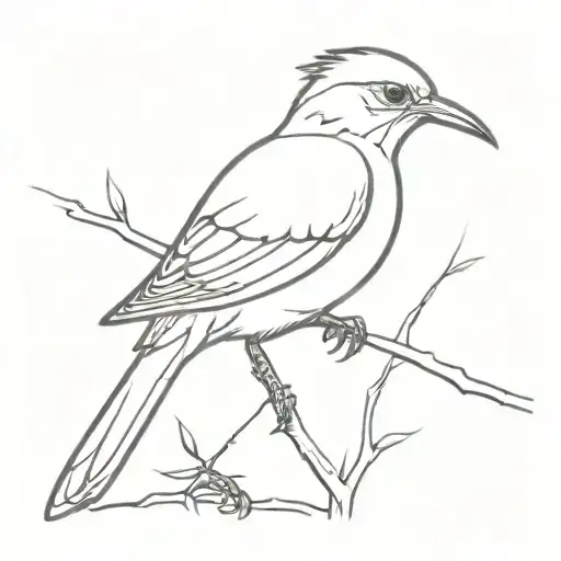Mocking Bird Sitting
