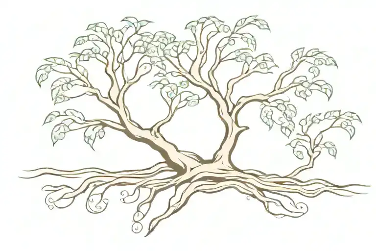 Wave Within A Tree Growing