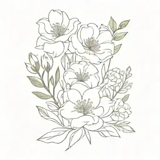 September August And November Birth Flower Bouquet