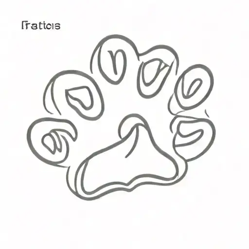Dog Paw Print