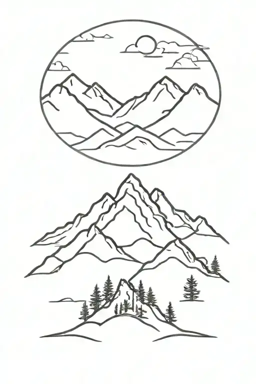 Colorado Mountain Scene