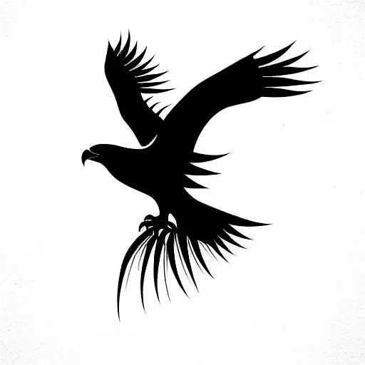 Eagle Design With The Upper Body