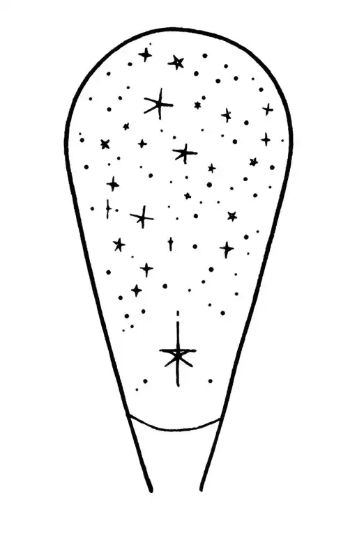 The Tardis Starry Night