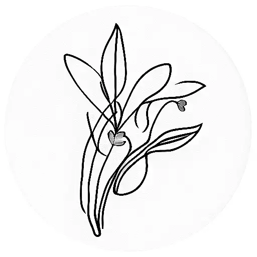 May Birth Flower Minimalist