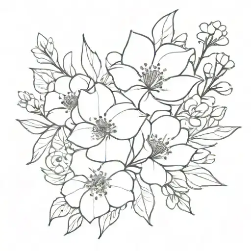 Birth Flower Bouquet