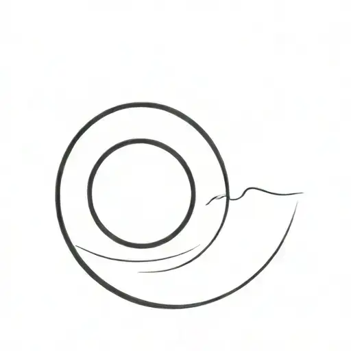 Full Moon In Enso Circle
