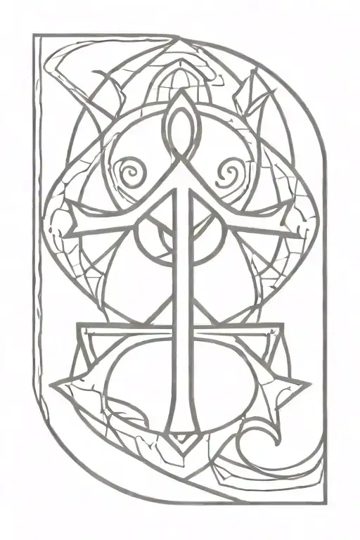 Ankh Symbol With Eye
