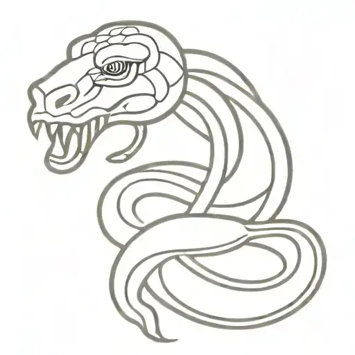 Snake With Zeus Face