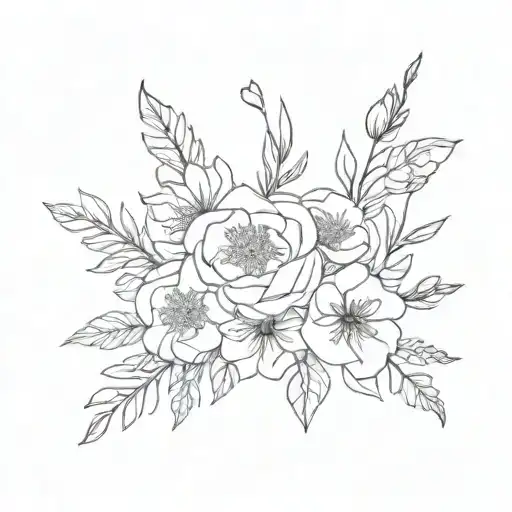 Birth Flower Bouquet