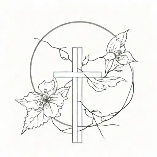 Set Apart Line Into Cross Made