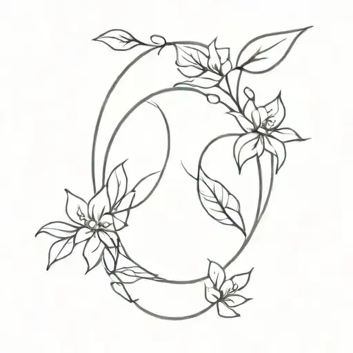 Korean Inspired Minimalistic Tattoo Design