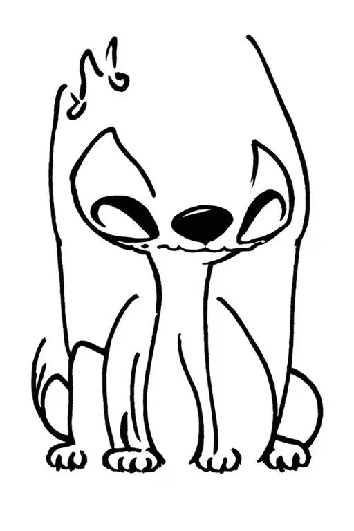 Stitch With A Children's Name