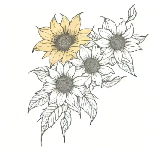 Sunflower And Lily Flower Bouquet