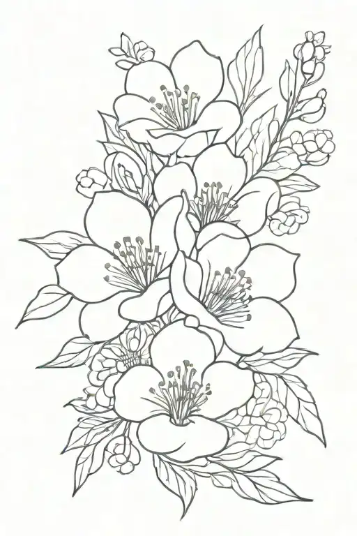 Birth Flower Bouquet