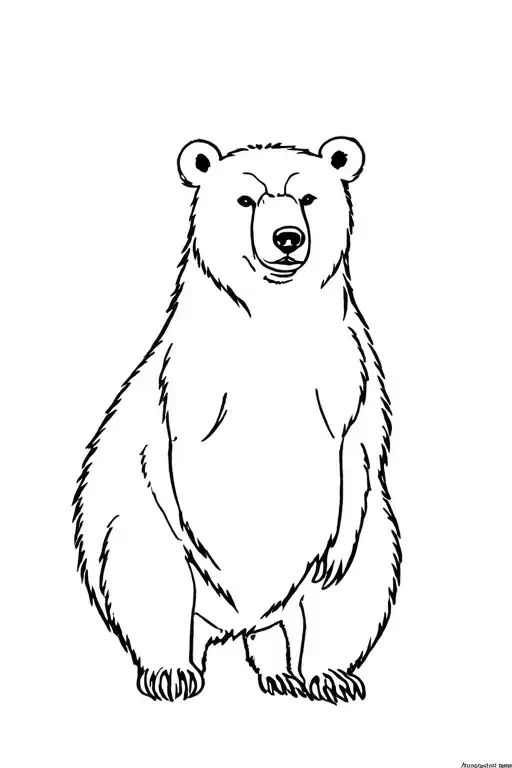 Kamchatka Bear Standing