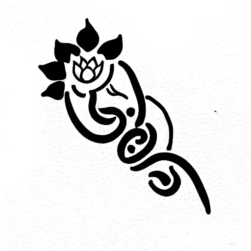 A Hindu Tattoo That Means 'Be Free'