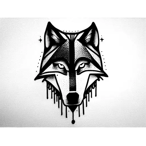 Woman Wolf Arm Shoulder