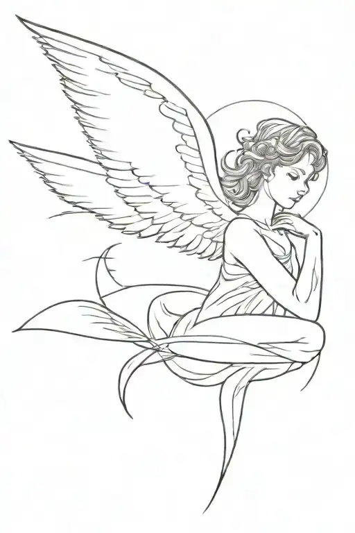 Angel Who Look Sky Full