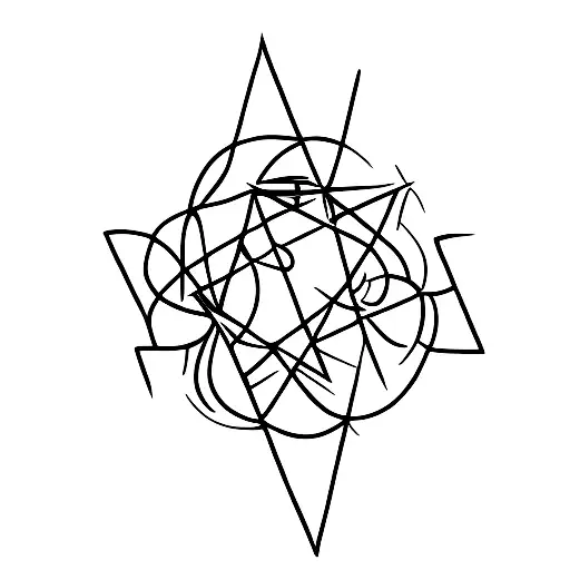 A Triangle With The Word Vir