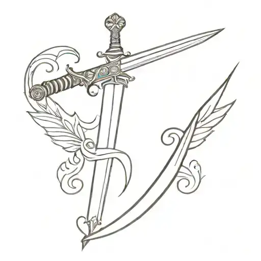 Sword Straight Down Chest