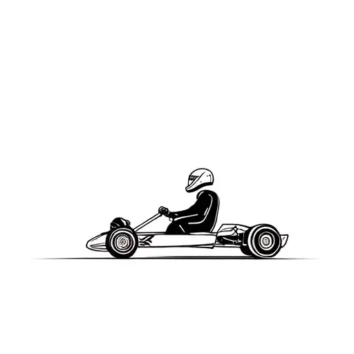 Go Kart Without Driver Only Car