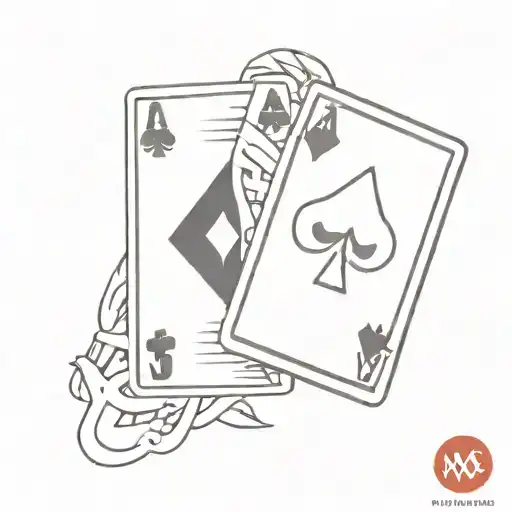 Ace And Joker Card Pair