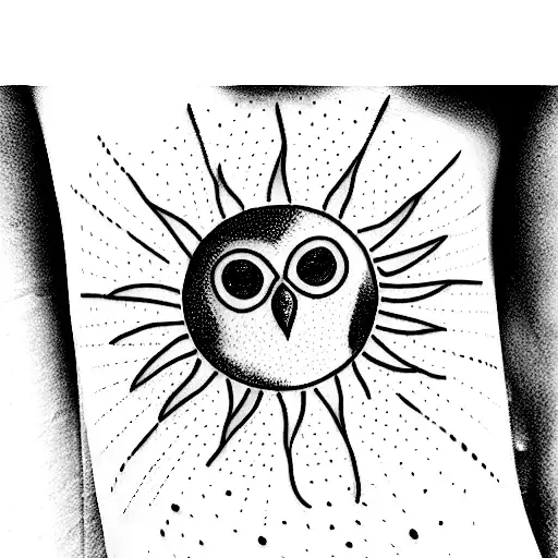 Owl Sun Sunshine Magic