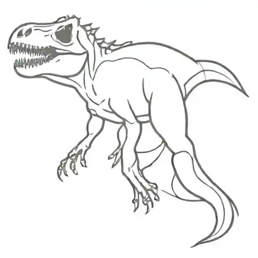 Filler Initial M P T Rex Skull