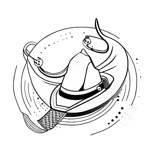 Chameleon Wearing A Cowboy Hat