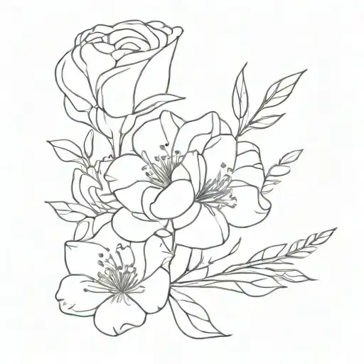 Birth Flower Bouquet