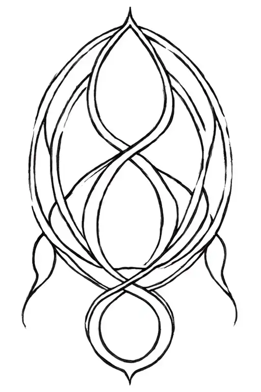 Witch Knot Incorporating Elements Of Exu And Pombagira