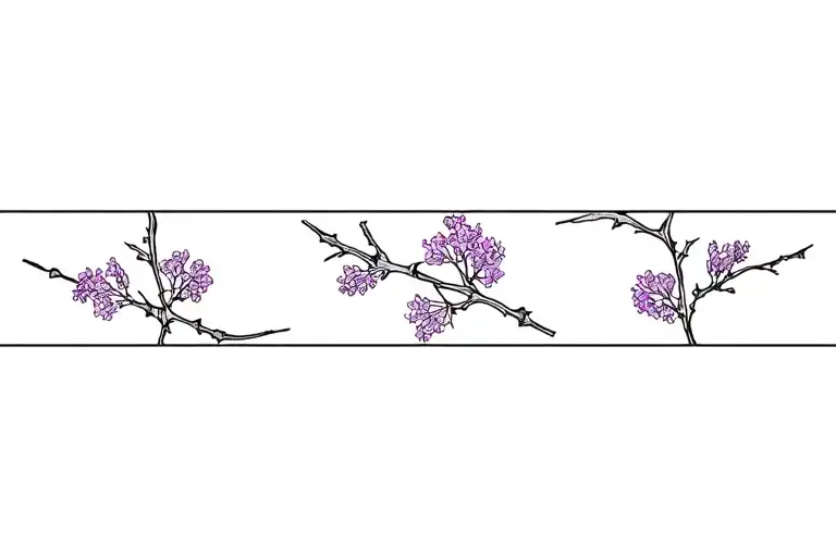 Lilacs Going On Thorns