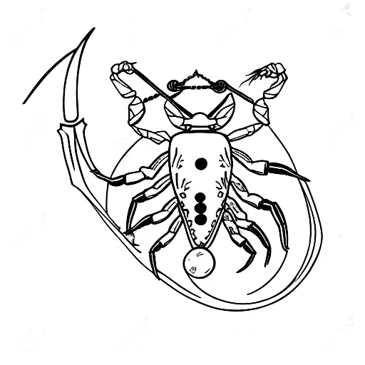 Scorpion With Bow And Arrow