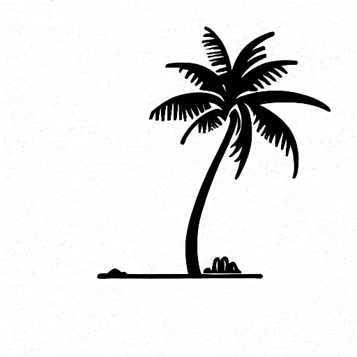 Hawaii Window Palm Tree