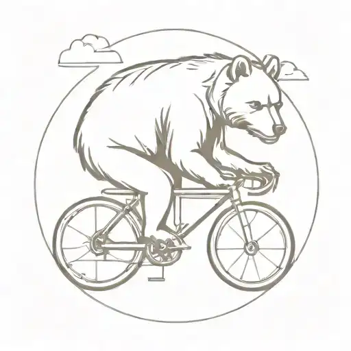 Bear And Bike Ride