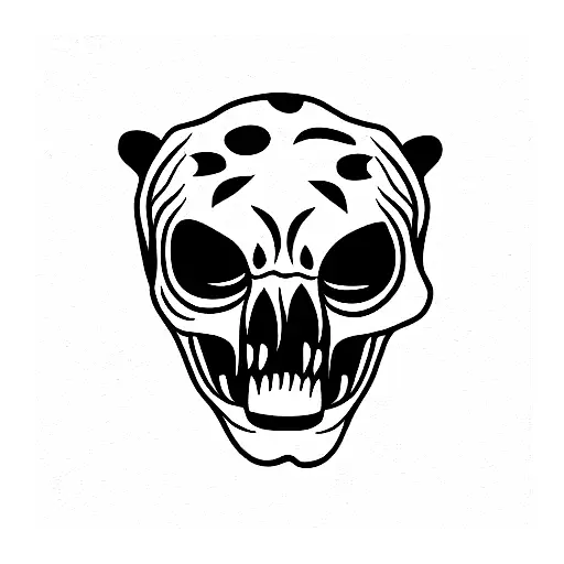 Skeleton Jaguar Mexico