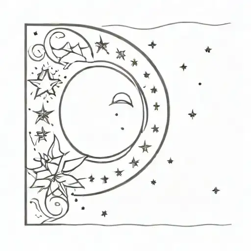 Sun And Moon And Stars