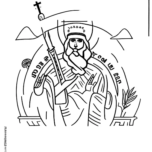 The Story Of Christ From Birth To Ressuriction Arm Band